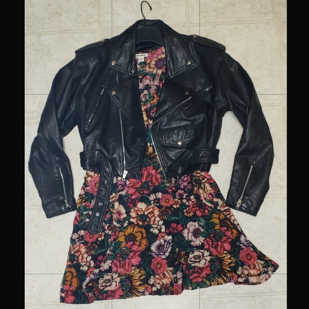 vintage leather jacket